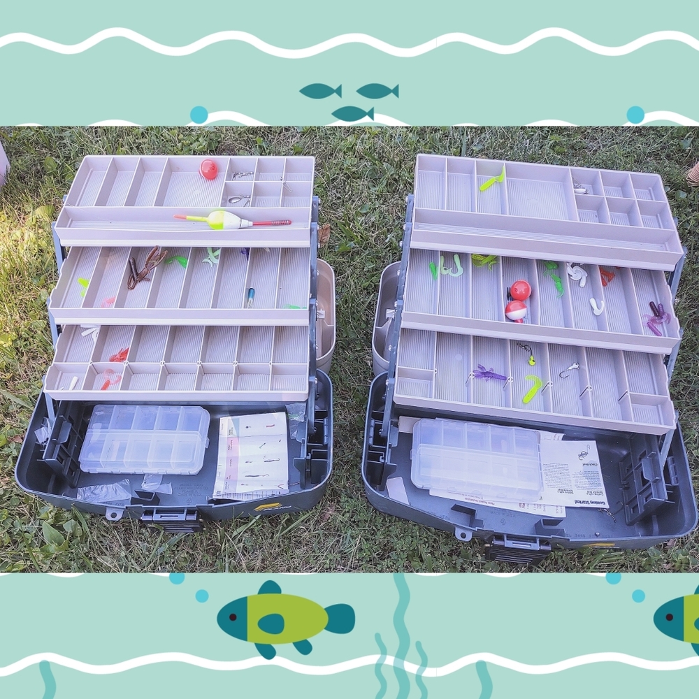 2 tackle boxes - Picture 2 of 2